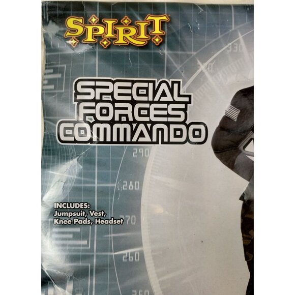 Spirit Boys Large Special Forces Commando Child Halloween 3 Piece Costume Set - Picture 7 of 7